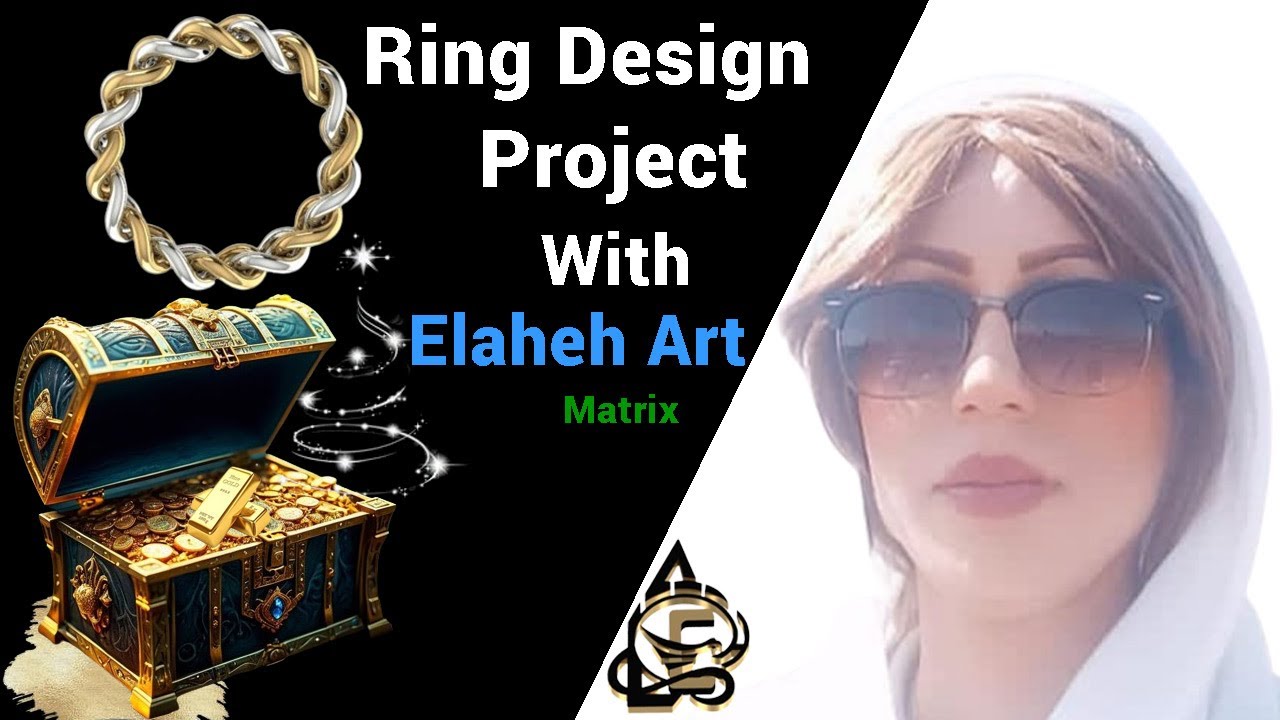 How to make chain Ring with Matrix 9 software Jewelry design CAD || Rino || Matrix Tutorial