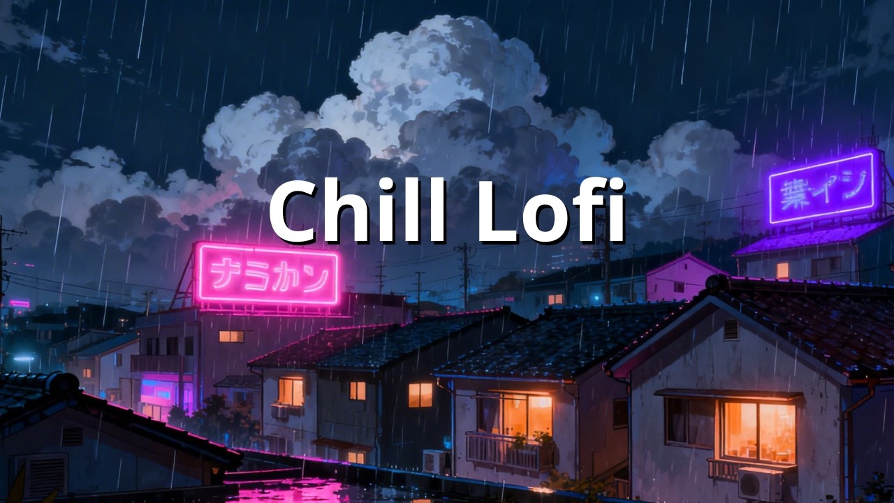Midnight Rain in Tokyo ☕ Calm Lofi | 深い集中