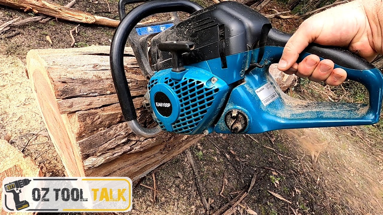 Felling & Cutting with the Makita EA6100p Chainsaw (+ Dewalt Flexvolt chainsaw)