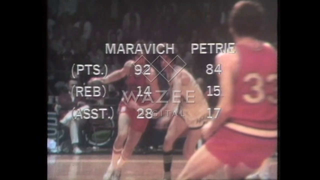 Pistol Pete Maravich and Geoff Petrie head-to-head battle for the 1970 Rookie of the Year award