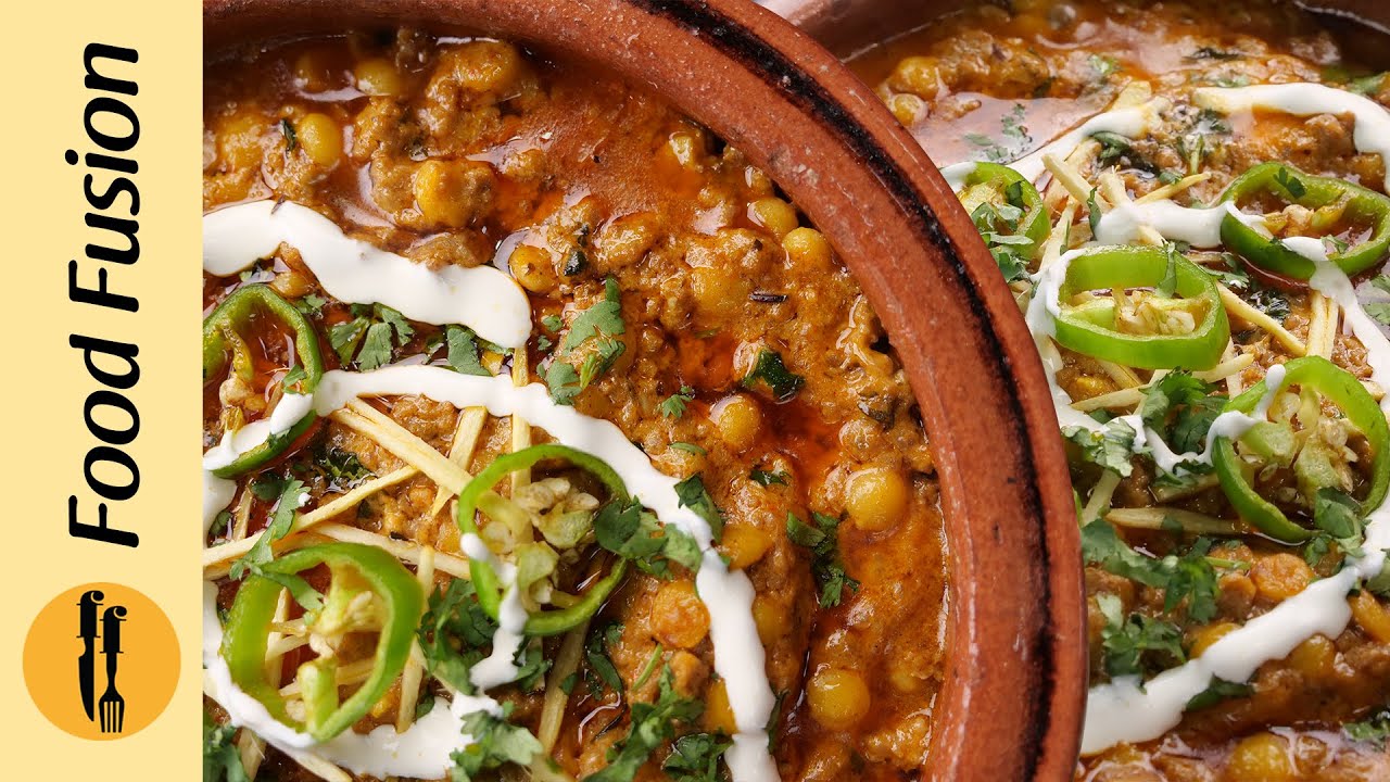 Chana Daal Qeema Handi Eid Special Recipe by Food Fusion