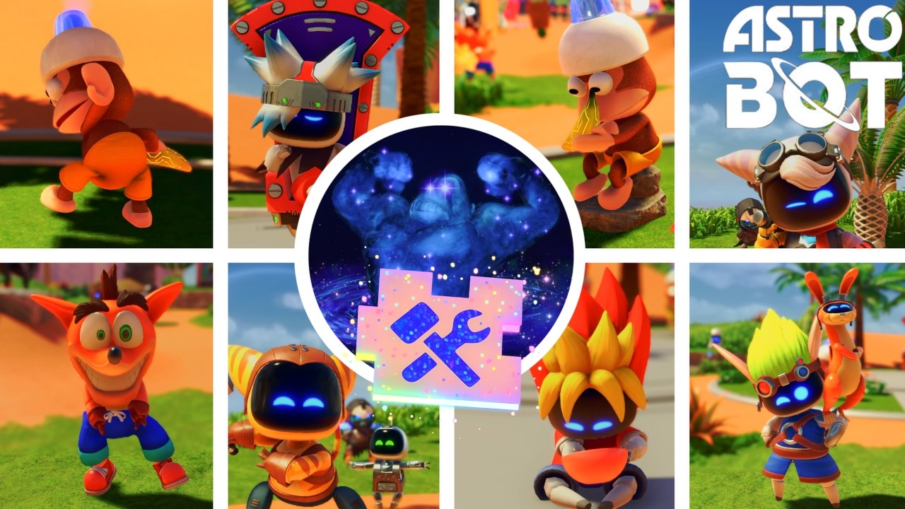 ASTRO BOT The GORILLA NEBULA All the BOT and PUZZLE PIECE LOCATIONS
