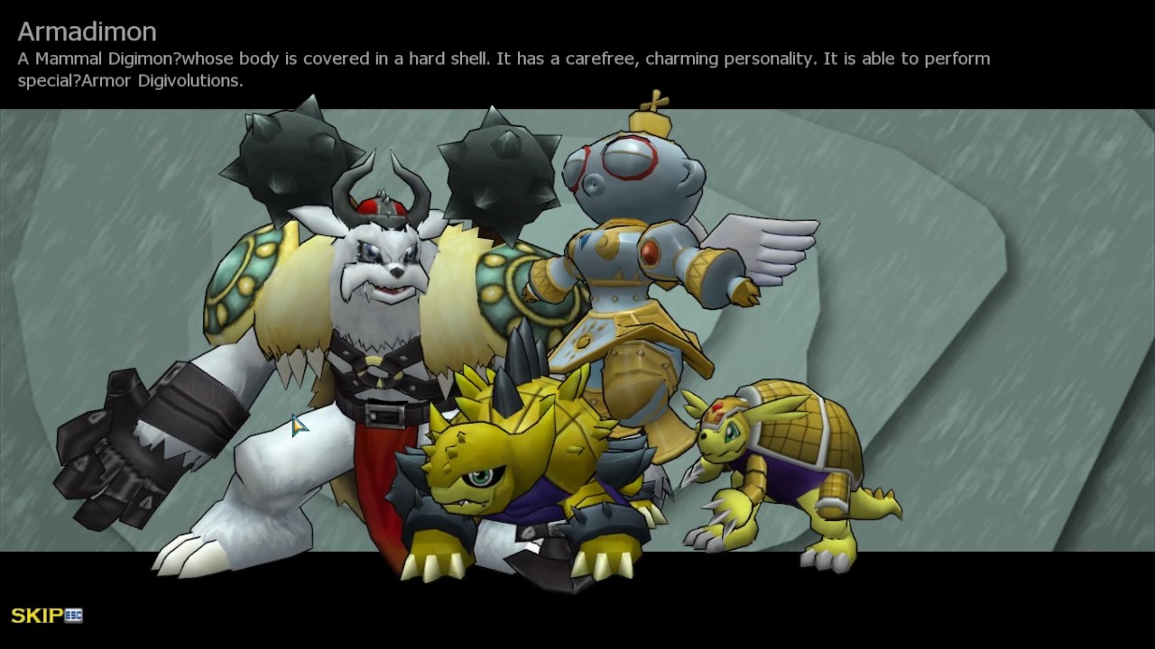 hatching lv5 armadimon