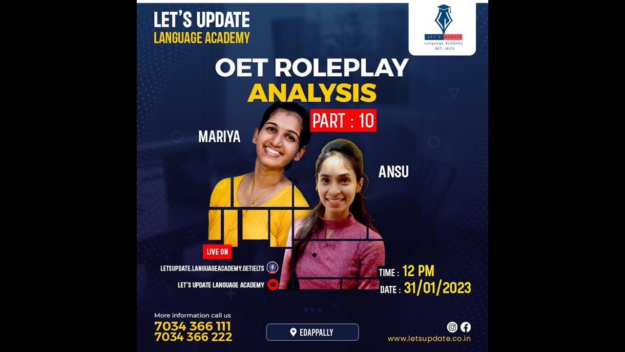 Weight Loss Roleplay: Expert Guidance for Success | OET ROLEPLAY ANALYSIS (PART - 10)