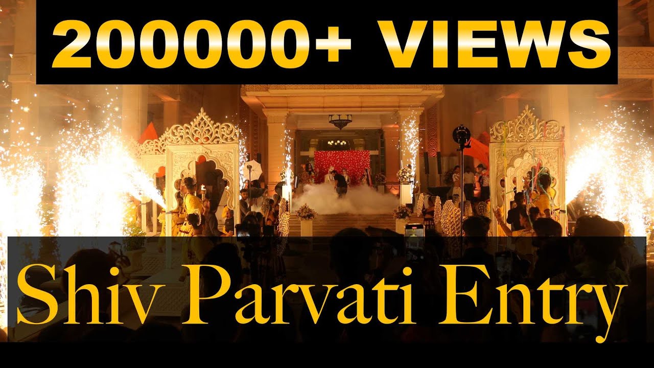 Shiv Parvati Entry | Shiv Tandav Stotram | Couple Entry | Sachet Parampara Song | Aarav Celebrations