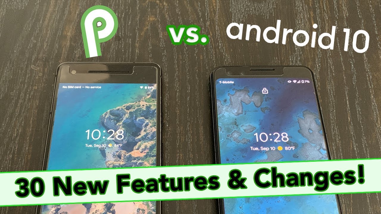 30 NEW FEATURES & CHANGES on Android 10 vs Android 9 Pie!