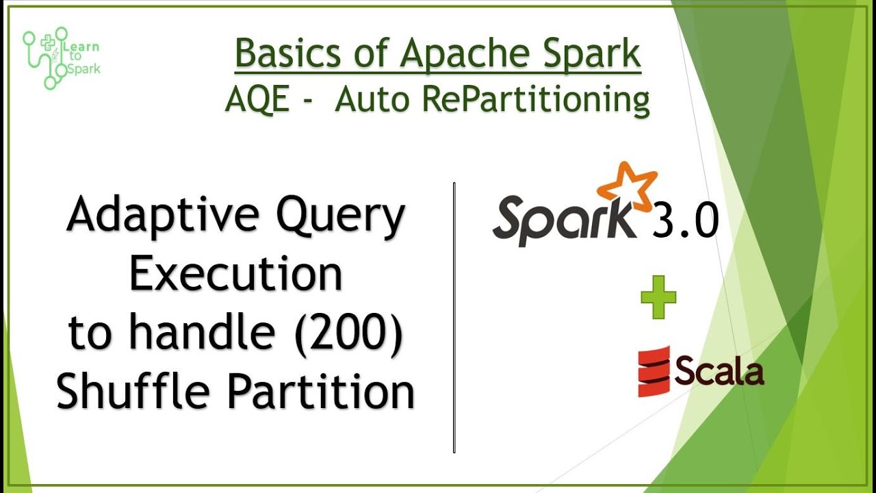 Basics of Apache Spark | Spark Optimization | Adaptive Query Execution | Repartition | learntospark