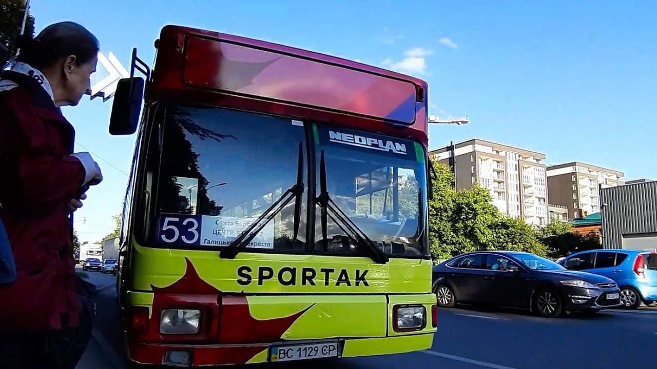 Автобус MAN A10 NL222, маршрут 53, Львів// Bus MAN NL222, line 53, Lviv