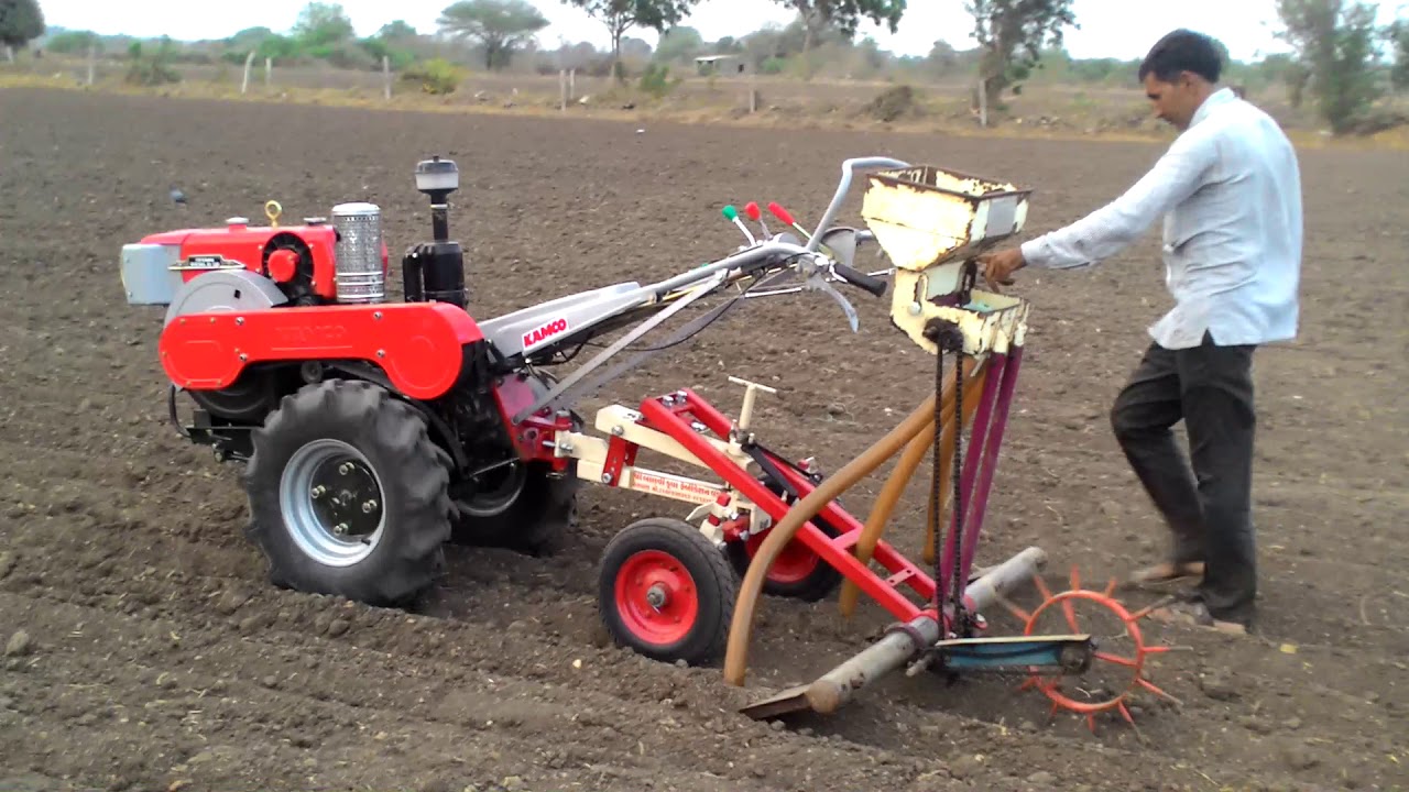 KAMCO Tiller with Seed drill attachment