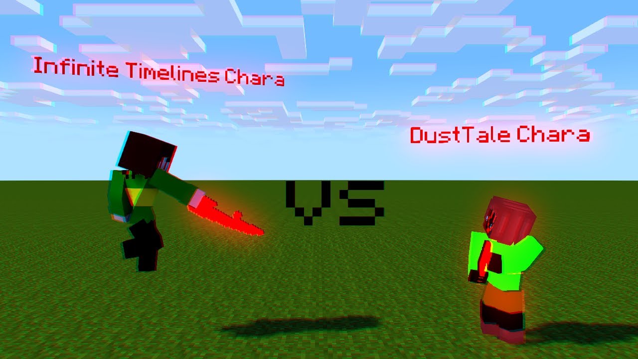 Infinite Timelines Chara vs DustTale Chara
