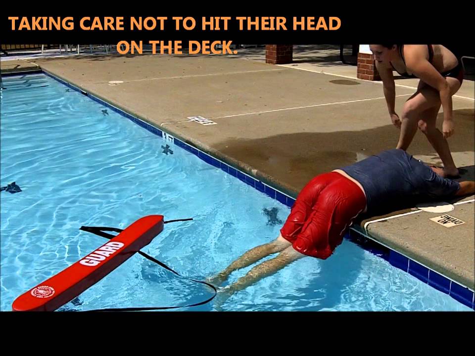 Extrication from Pool by One Lifeguard