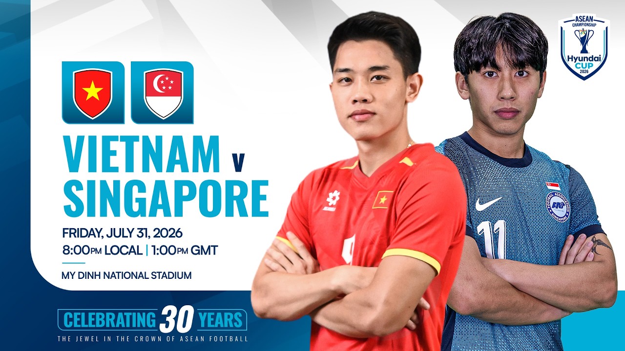 LIVE | Vietnam (VIE) vs Singapore (SIN) | ASEAN Hyundai Cup&trade; 2026 Group Stage