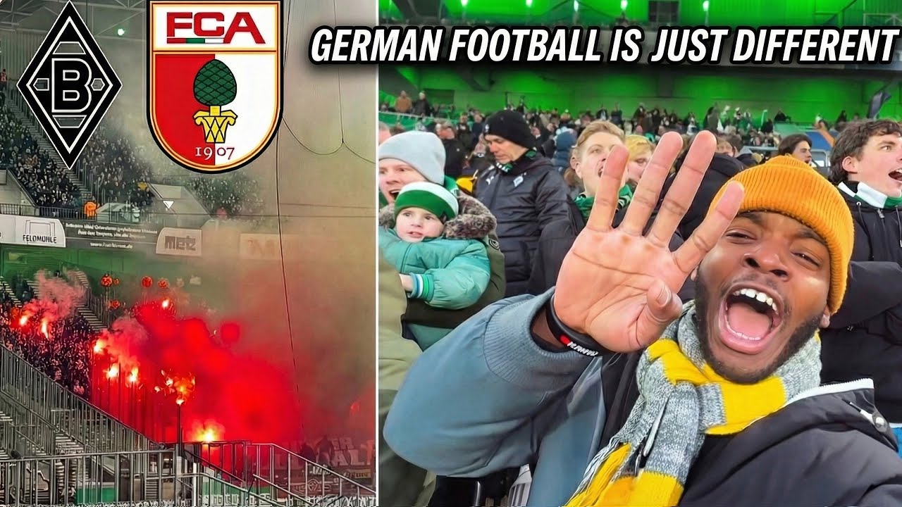 Amerykańskie doświadczenie Borussia-Park 🇩🇪 | M&ouml;nchengladbach kontra Augsburg