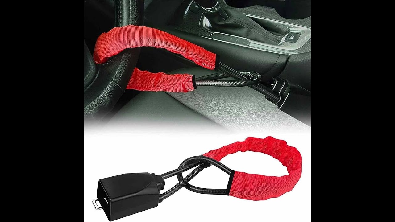 Trava de volante e cinto de segurança do Aliexpress