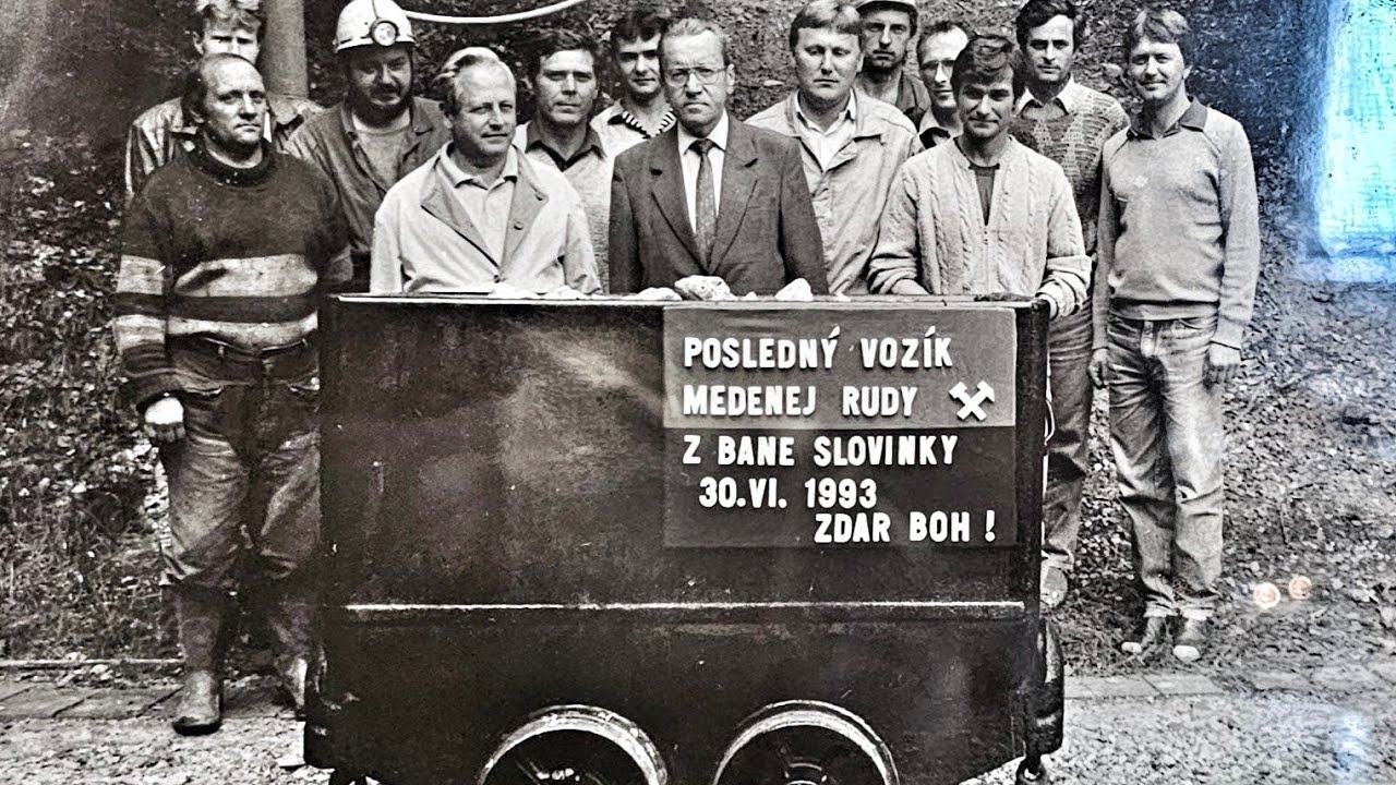 Baníctvo v Slovinkách (oživenie fotografii) 