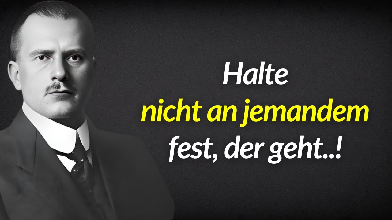 Carl Jung Zitate: Halte nicht an jemandem fest, der geht