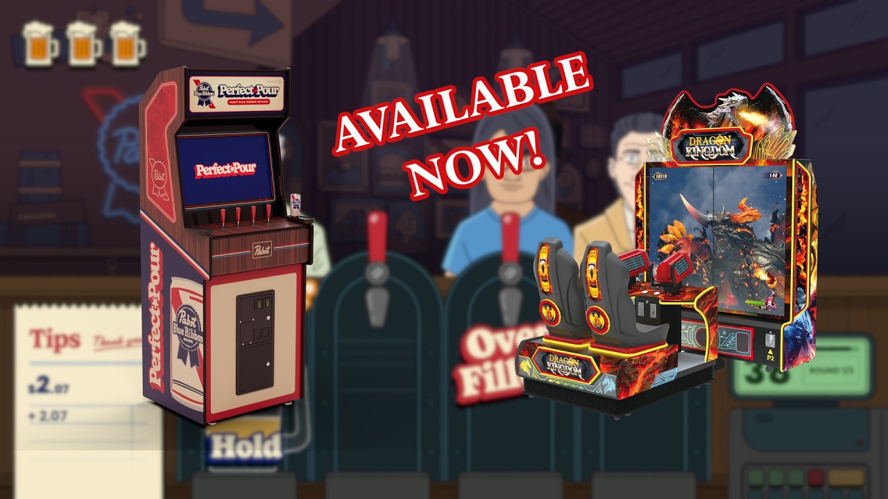 Новые аркадные релизы: Perfect Pour Pabst Blue Ribbon Edition (DSM Arcade); Dragon Kingdom (Ace/ASI)
