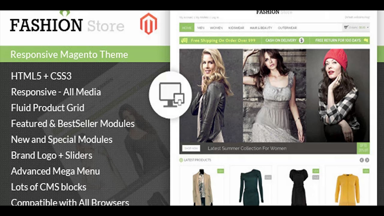 Fashion Store - Responsive Magento Theme | Themeforest Website Templates and Themes