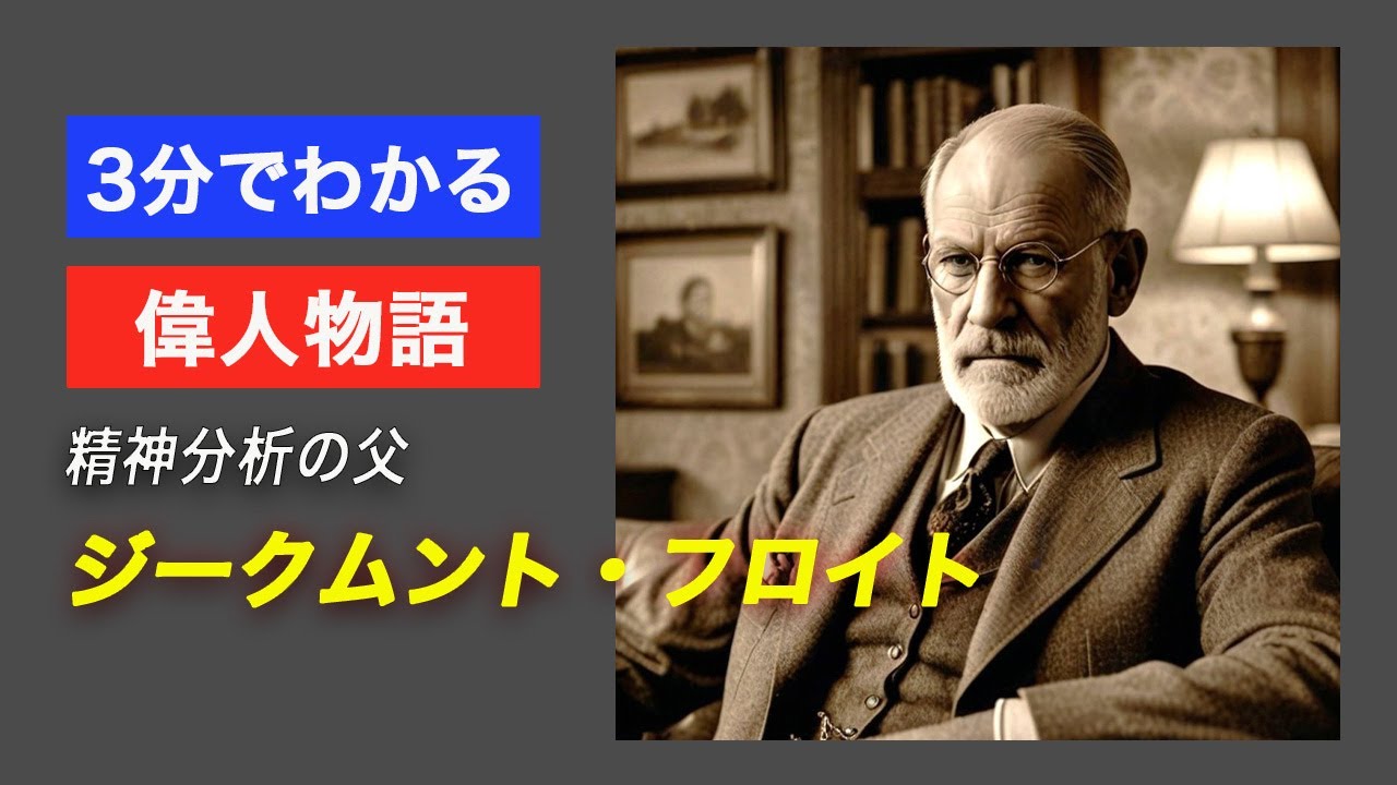 ジークムント・フロイト ：精神分析の父