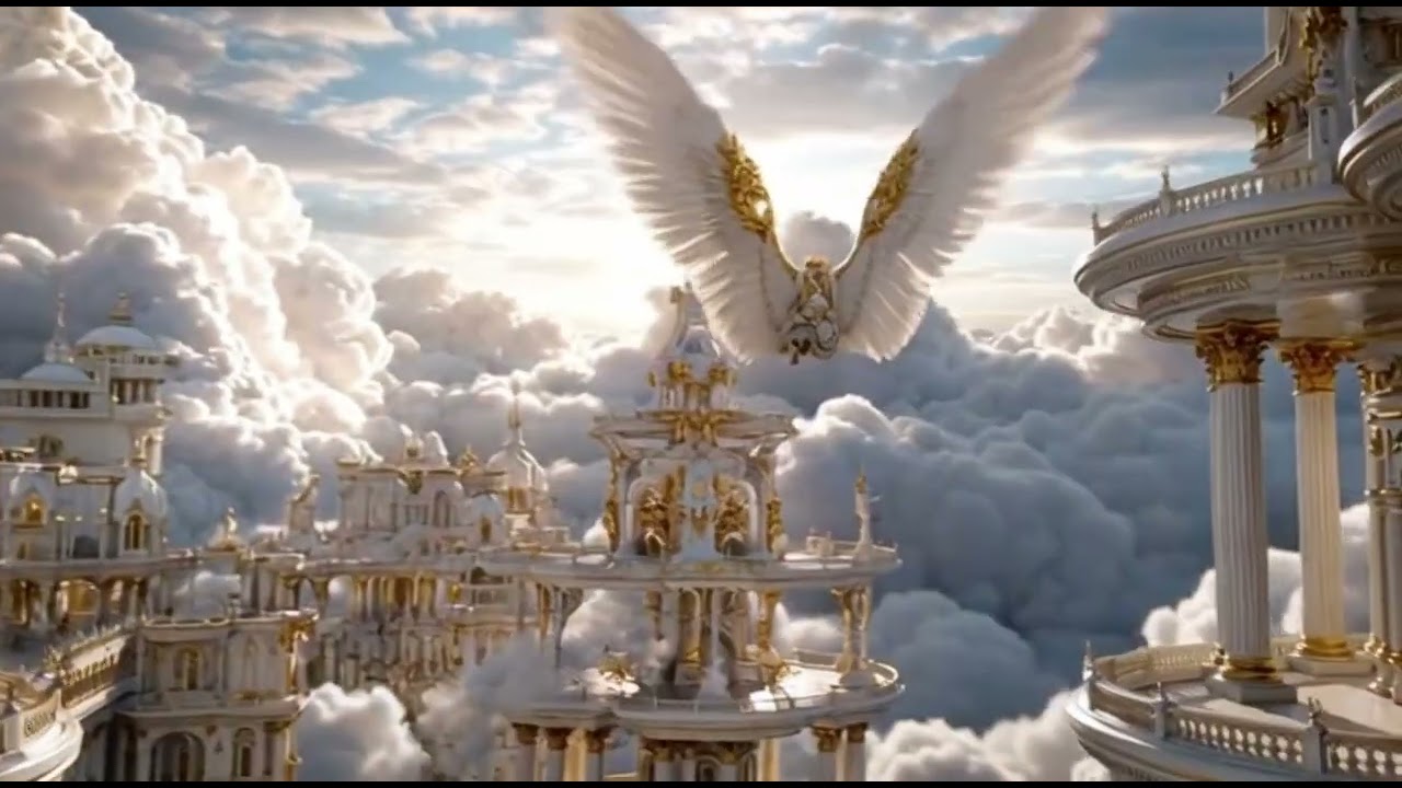 A Majestade do Reino Celestial | Um Palácio Divino de Luz Infinita