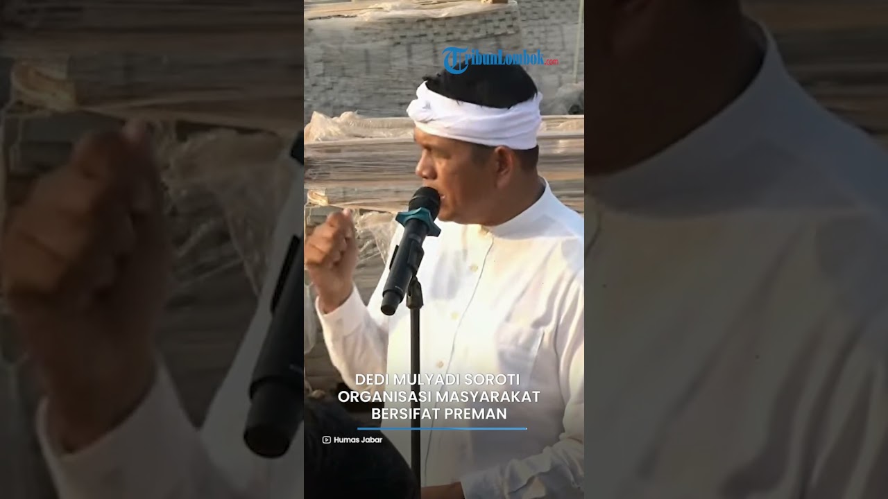 Kang Dedi Tak Akan Biarkan Ormas Bersifat Preman: Harus Dilawan, Jangan Dibiarkan