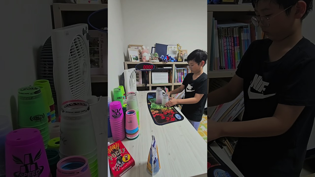 TaeHo cycle 1st~7th #stacking #stacker #stacks #스포츠스태킹 #wssa #대한스포츠스태킹협회