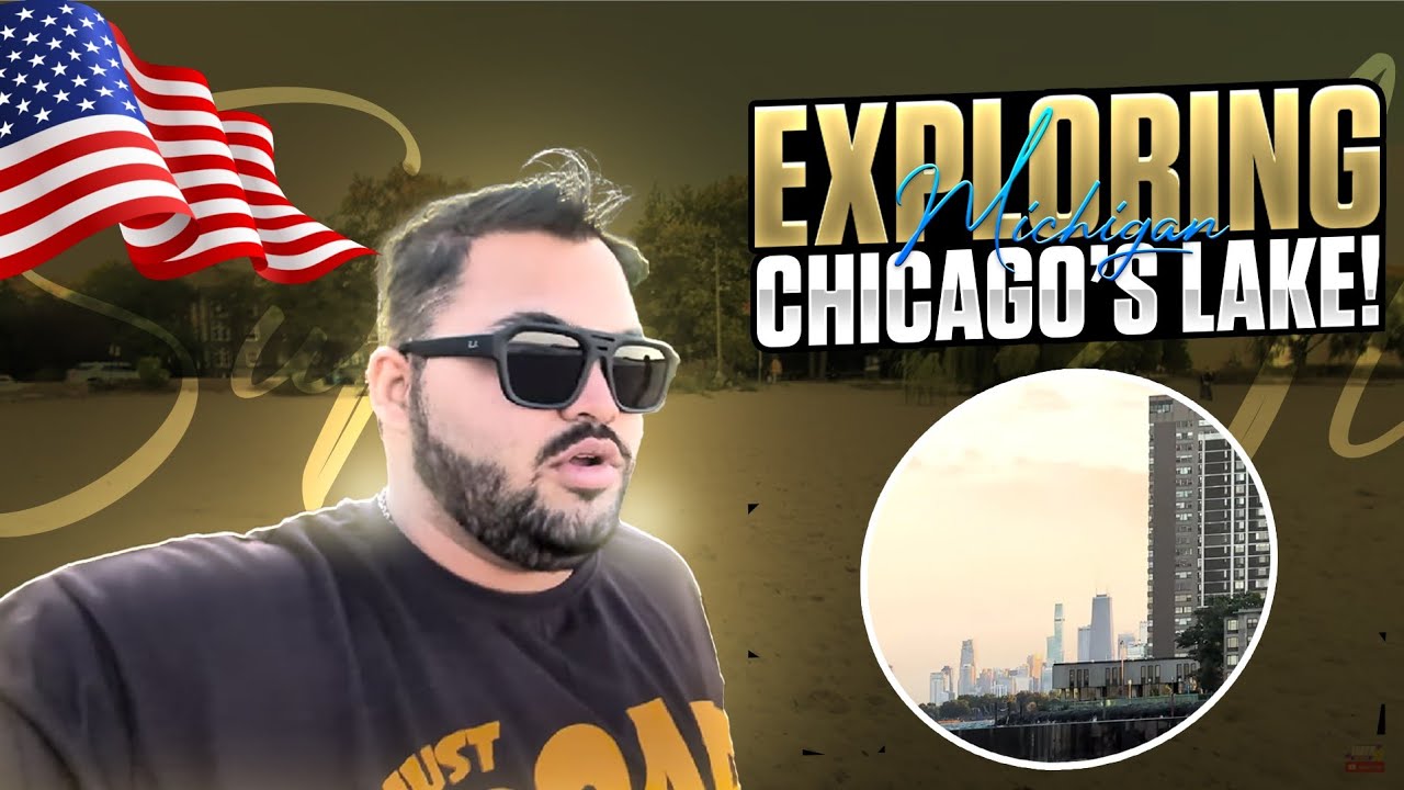 Exploring Chicago’s Lake Michigan 🇺🇸: An Indian Student’s Journey 🇮🇳