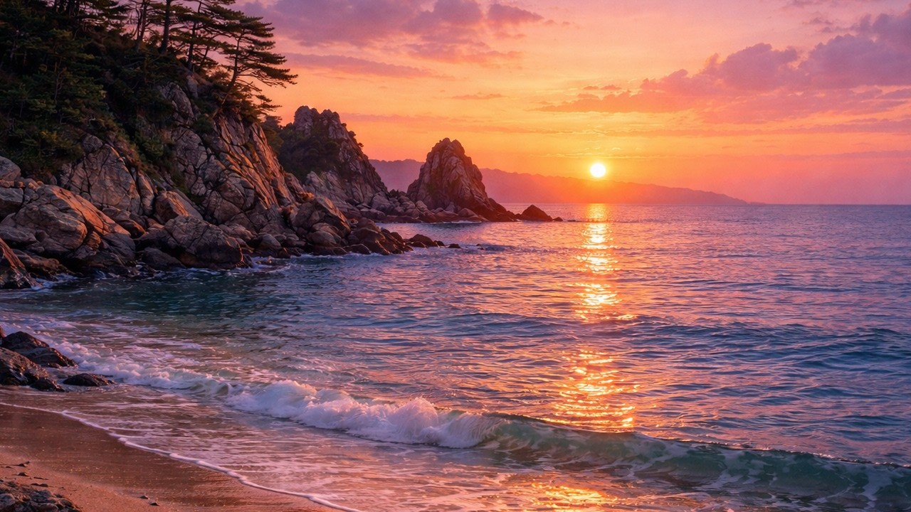 Lo-Fi Sunset by the Sea of Japan 🌊夕暮れの日本海で聴くLo-Fi BGM