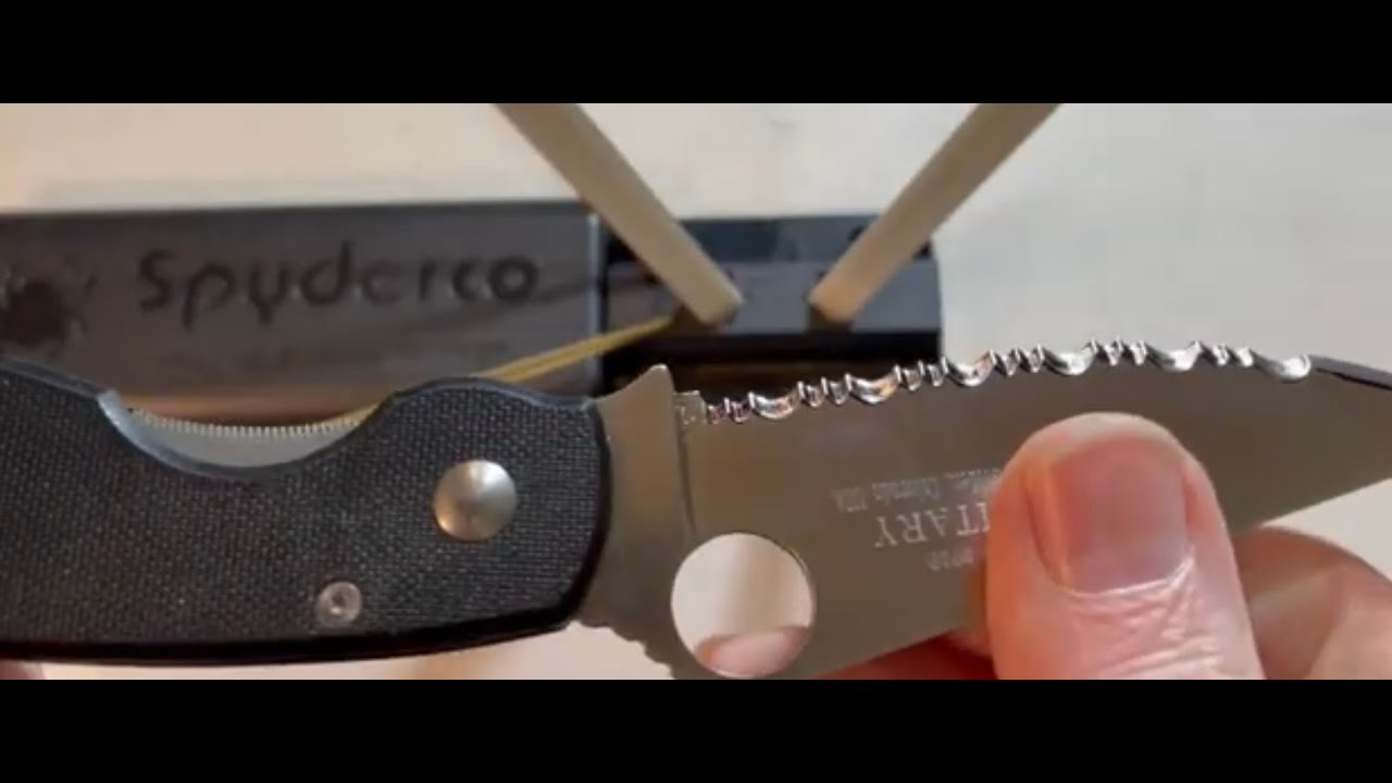 Sharpmaker Tutorial Pt. 2: Sharpening Serrations