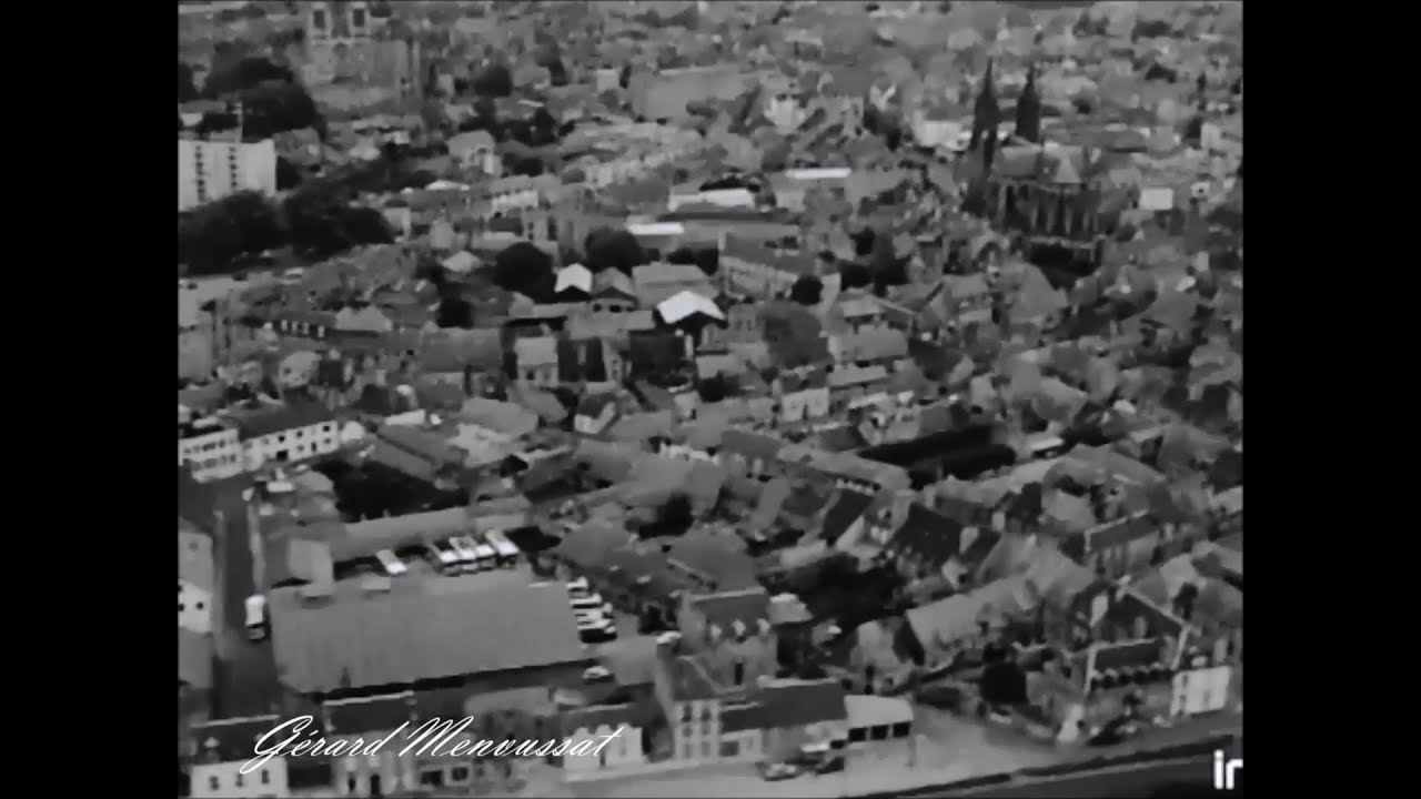 MOULINS VUE DU CIEL  ( en  1960 ) ( H D )