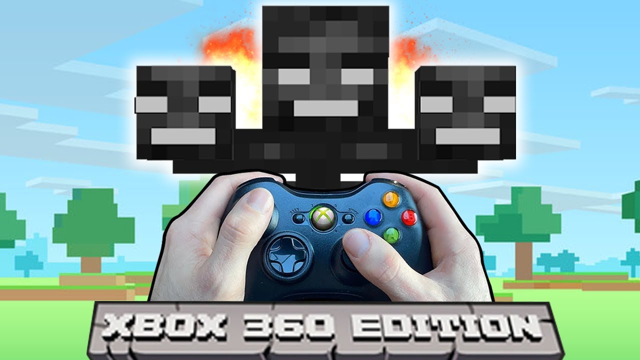I Killed The WITHER on the XBOX 360 EDITION