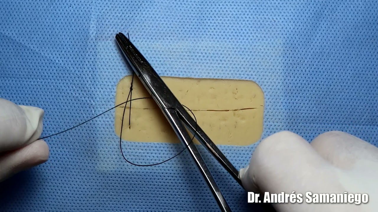 Punto de sutura continuo simple | Surgete | Cirugía & Suturas  (Médico Real)