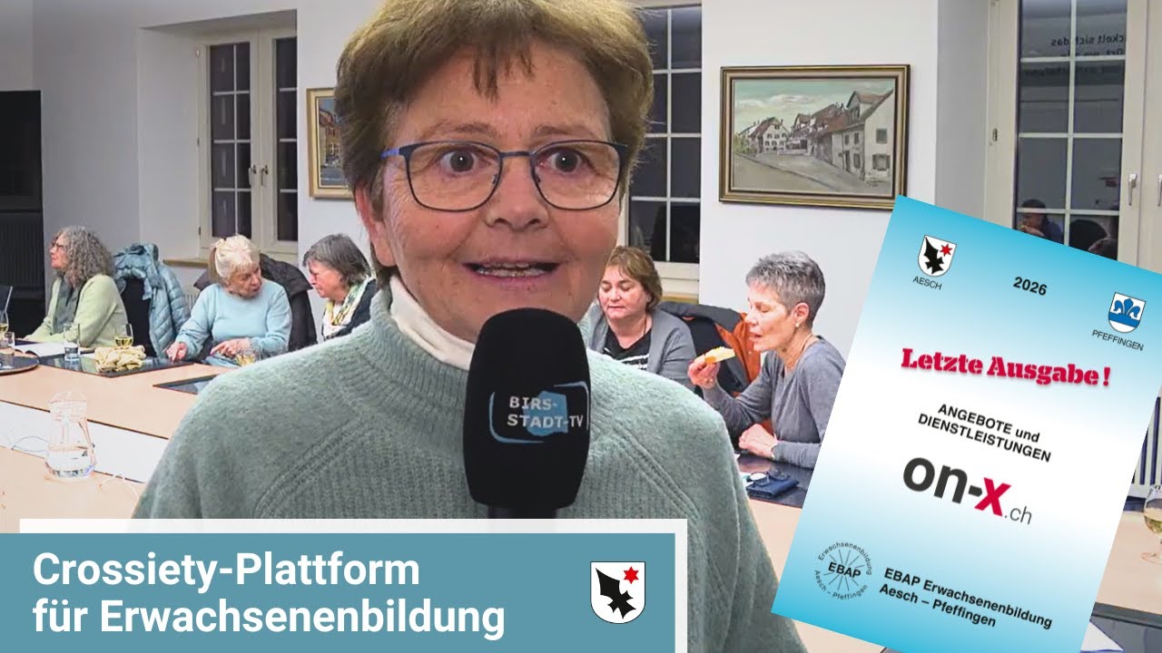 Neue Crossiety-Plattform für Erwachsenenbildung - Birsstadt-TV Aesch