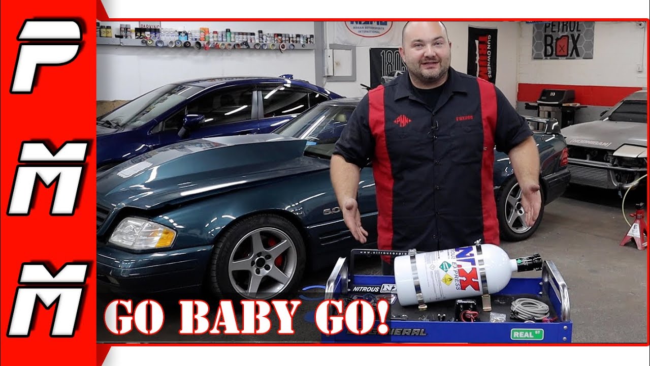 Mercedes SL500 + закись азота — просто СУПЕР!🔥 Сборка искусственного кузова, часть 4