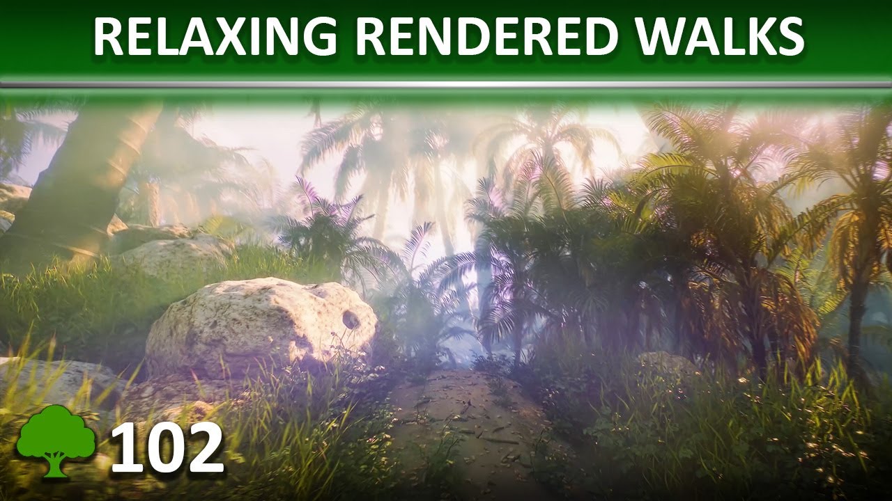 Relaxing rendered walk 102