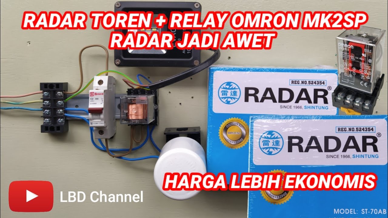 Cara Pasang Radar Otomatis Tandon Air ke Relay