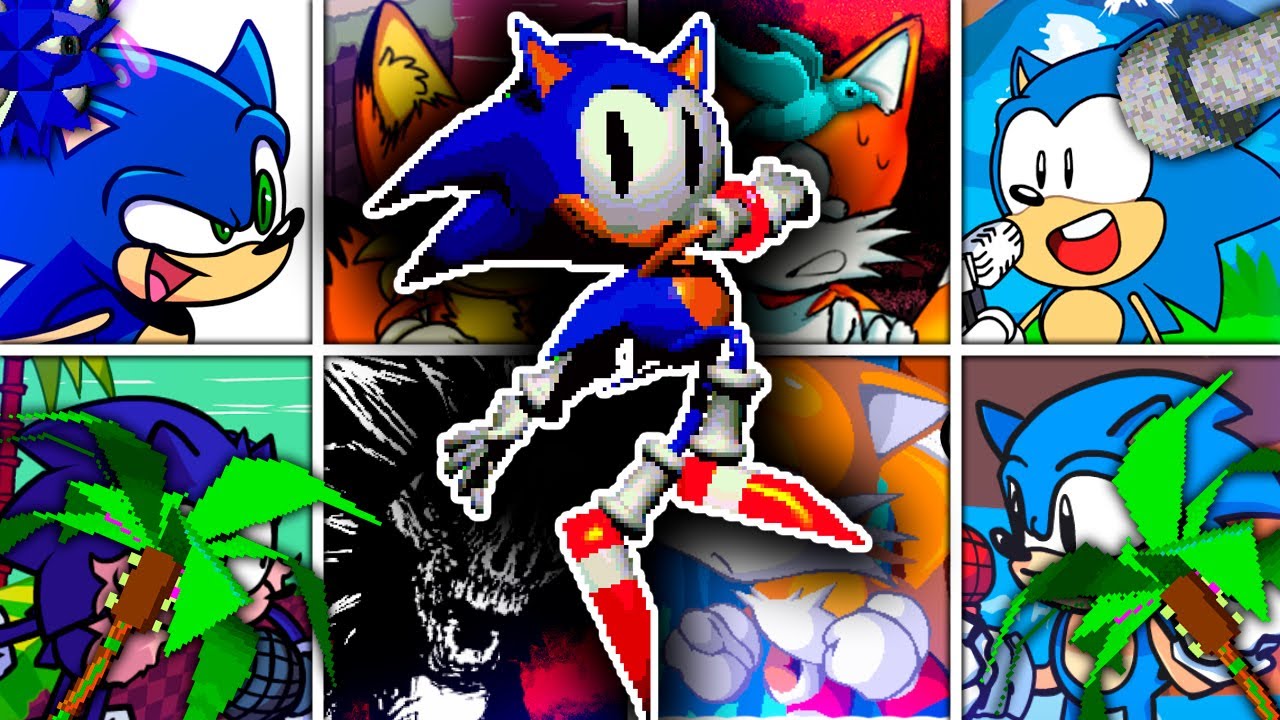Trinity Encore but Different Sonic Characters Sings 🐱 (Vs. Rewrite Round 2) - FNF Cover