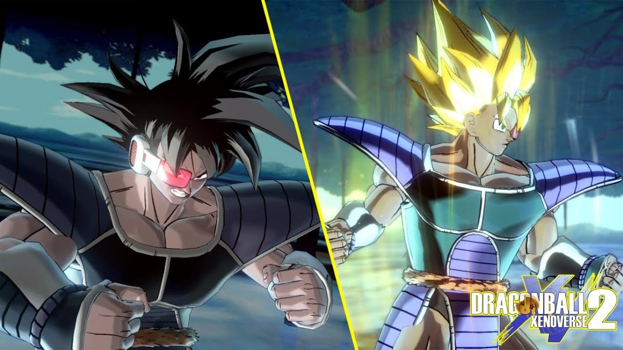 Super Saiyan Turles vs Super Saiyan Goku ! Turles consumes Fruit of the Tree of Might - DBXV2 MOD
