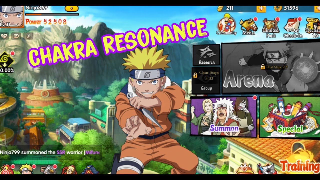 Chakra Resonance Gameplay - New Naruto RPG Android APK IOS