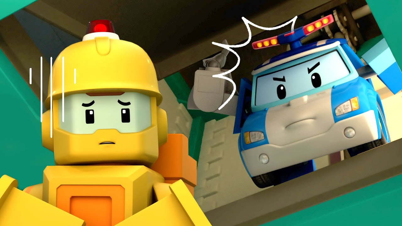 Asansörden düşüyorum!│POLI Sezon 3│çocuk karikatür│Robocar POLI çizgi film