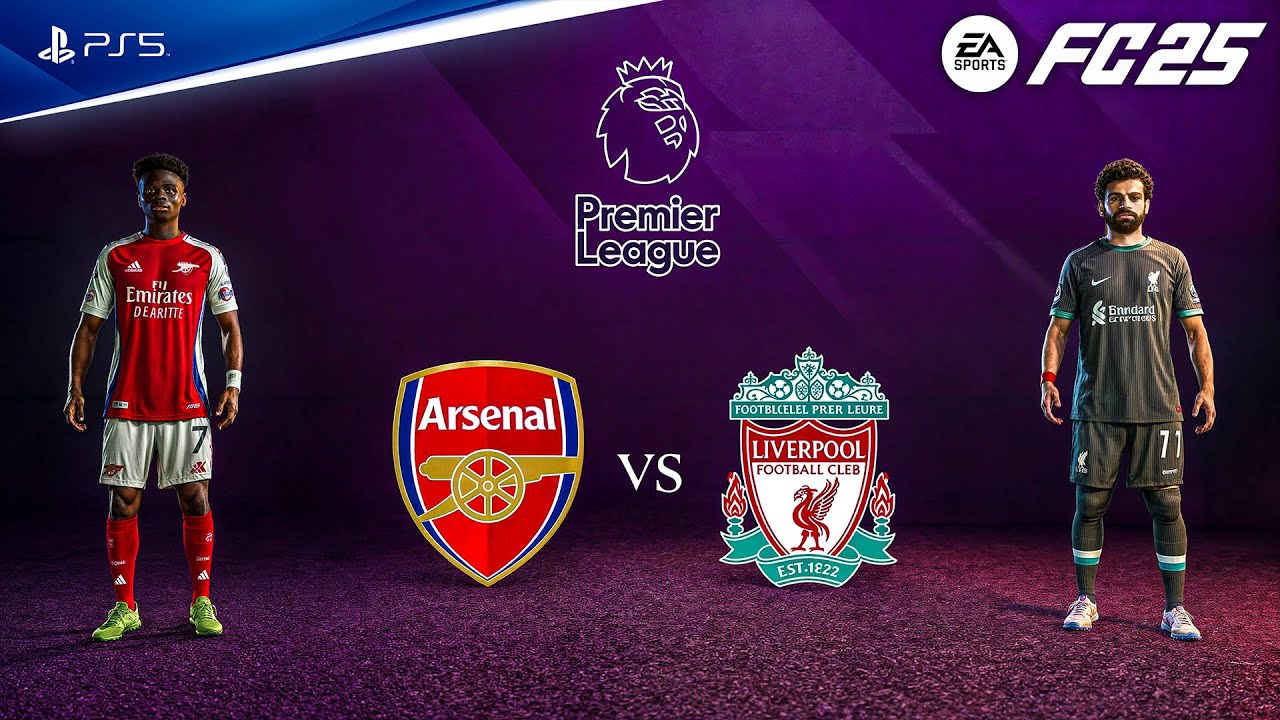 FC 25 - Arsenal vs. Liverpool | Premier League 24/25 Full Match | PS5&trade; [4K60]