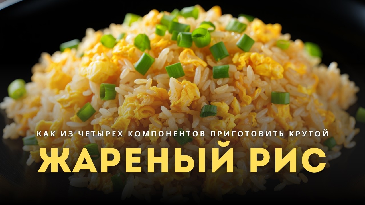 Жареный рис с яйцом: Как пожарить рис с омлетом в азиатском стиле. Четыре компонента и десять минут