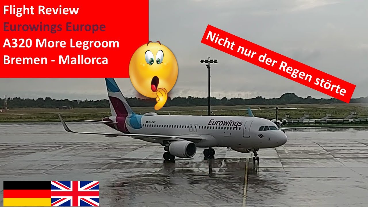 Flight review Eurowings EW6829 BRE-PMI (Bremen - Palma de Mallorca)