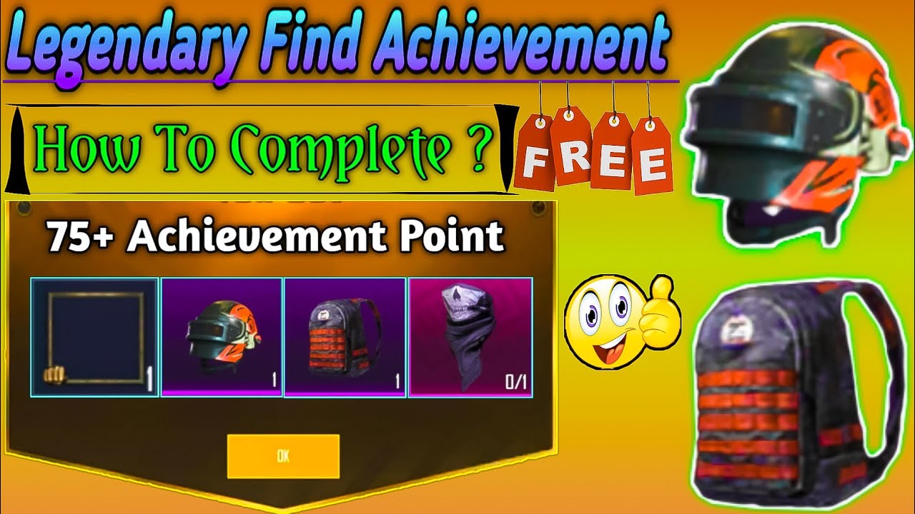How To OWN 6 LEGENDARY PERMANENT OUTFITS & how to Complete Legendary Find Achievement In pubg Mobile