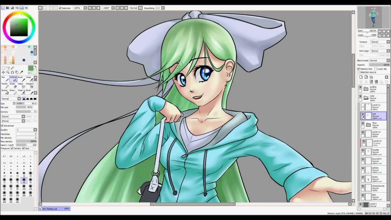Beginner's Tutorial: Draw Clothing Folds [SAI]