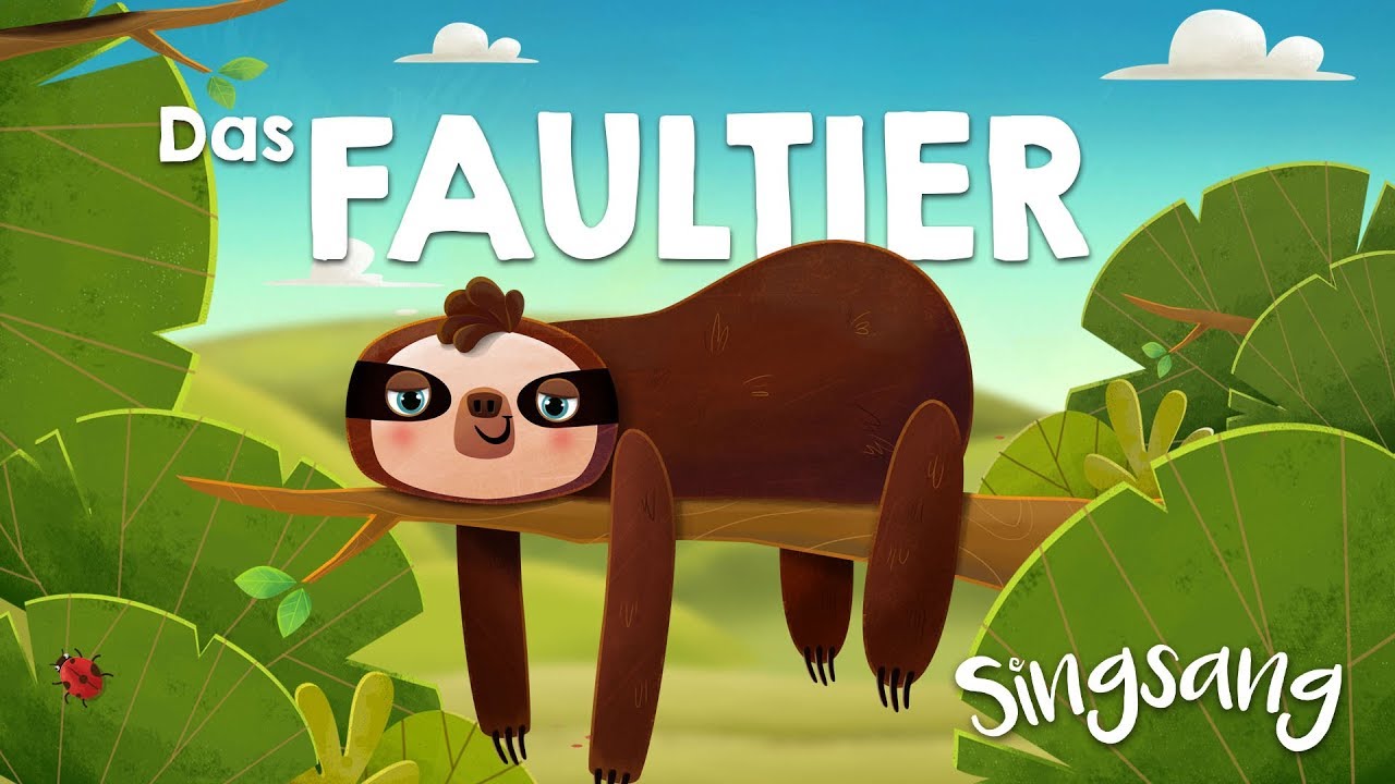 Das Faultier – Singsang – Lieder für Kinder🎺☀️