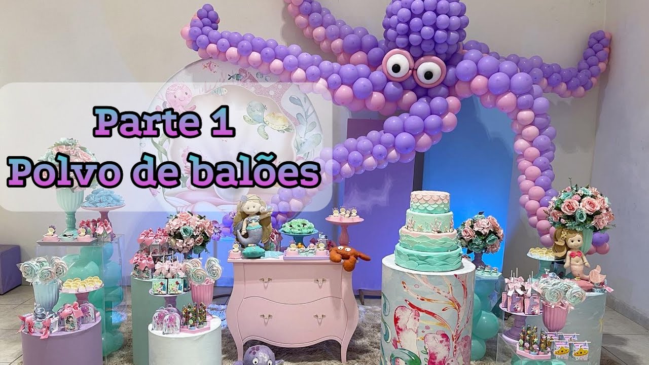 Parte 1 : POLVO DE BALÕES /.  balões medidas e quantidade