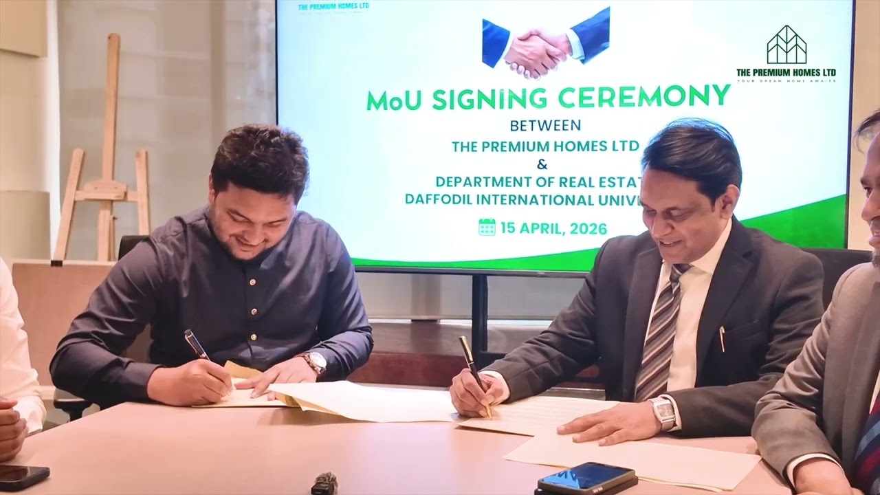 A milestone moment! The Premium Homes Ltd. signs an MoU with the Department of Real Estate.