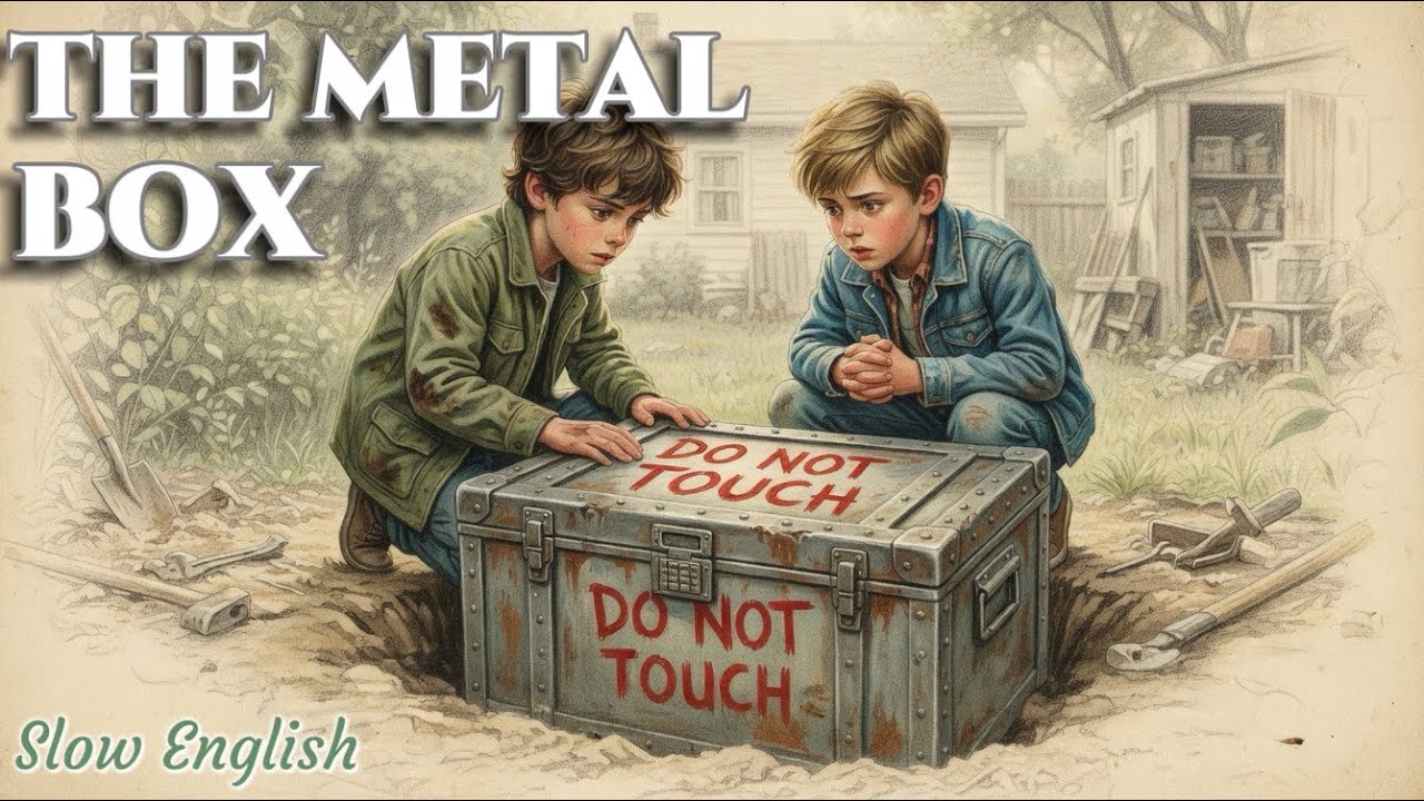 What’s behind the metal box? | An Original Childhood Story | Slow English B1