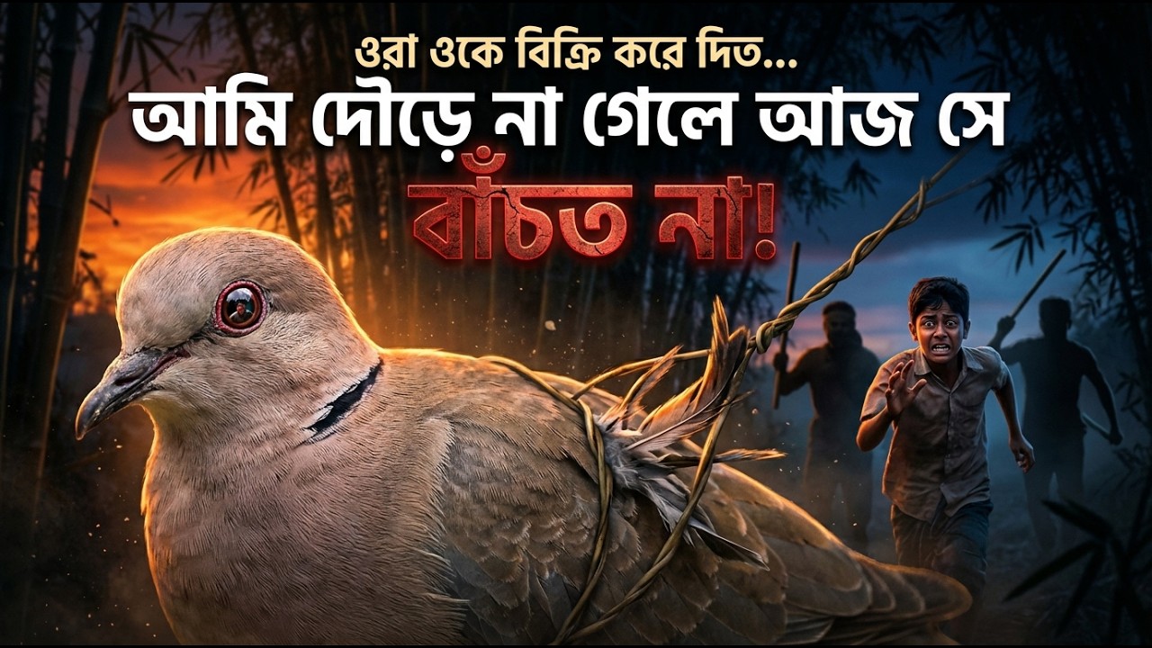 ফাঁদ থেকে উদ্ধার করা পাখি ছানার জীবন কাহিনী | Emotional Bird Story | Saved From Bird Hunters